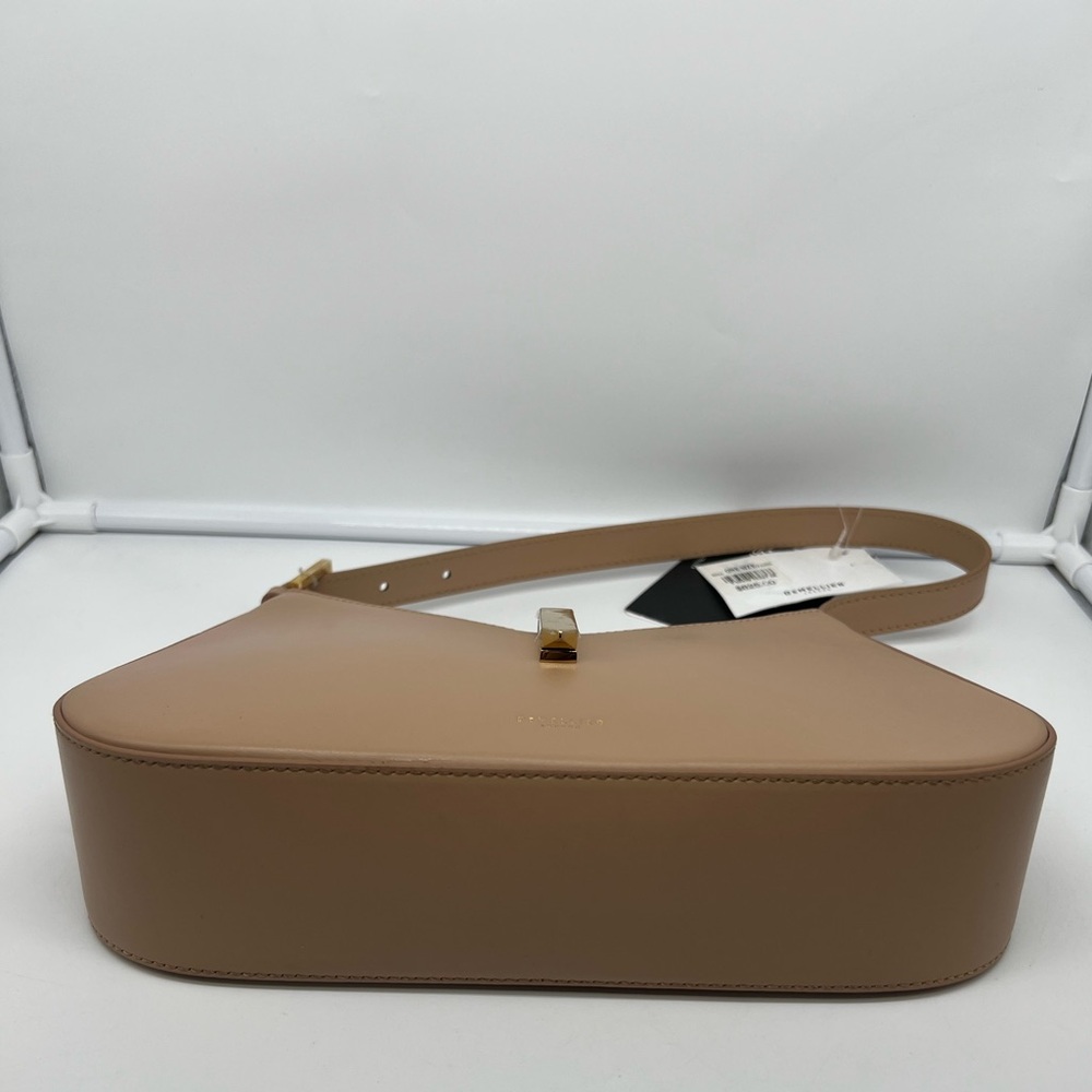 NWT DEMELLIER N10 The Tokyo Light Tan Smooth Leather Handcrafted Shoulder Bag - Picture 12 of 17